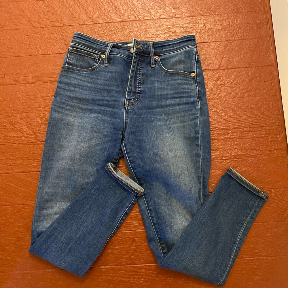 Curvy high rise skinny jeans 27 madewell